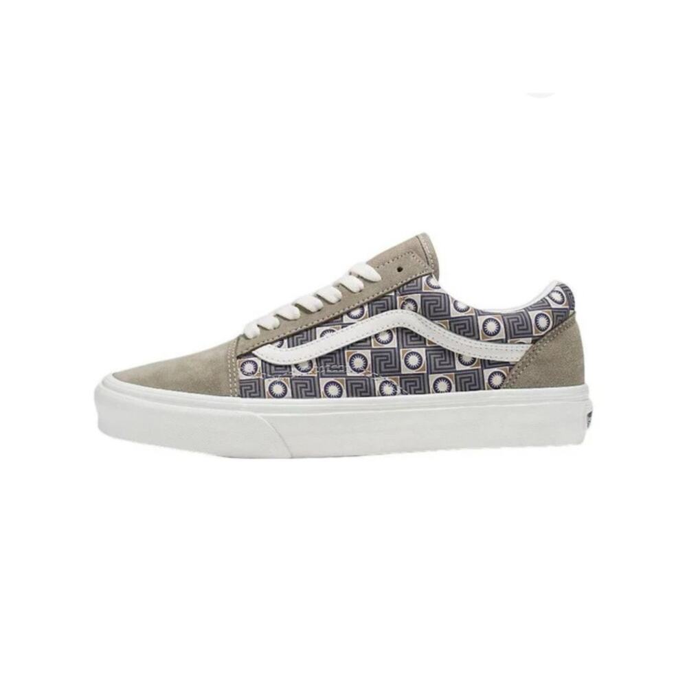 NEW Vans Mens Old Skool Geo Trek Olive Low Top Lace Up Skate Sneaker Shoes 7
